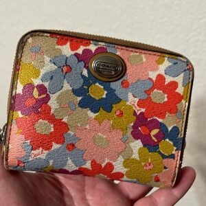 Coach Peyton Floral Wallet